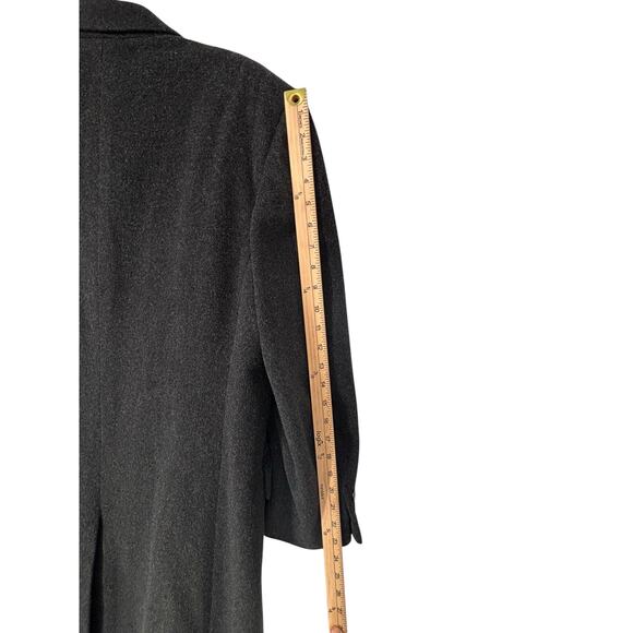 Vintage Nino Cerutti Signature 100% Wool Double Breasted Men’s Coat Gray Size 38 - Picture 8 of 14